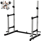 BlackPear Squat Rack, Adjustable Barbell Rack, Adjustable Width Weight Rack