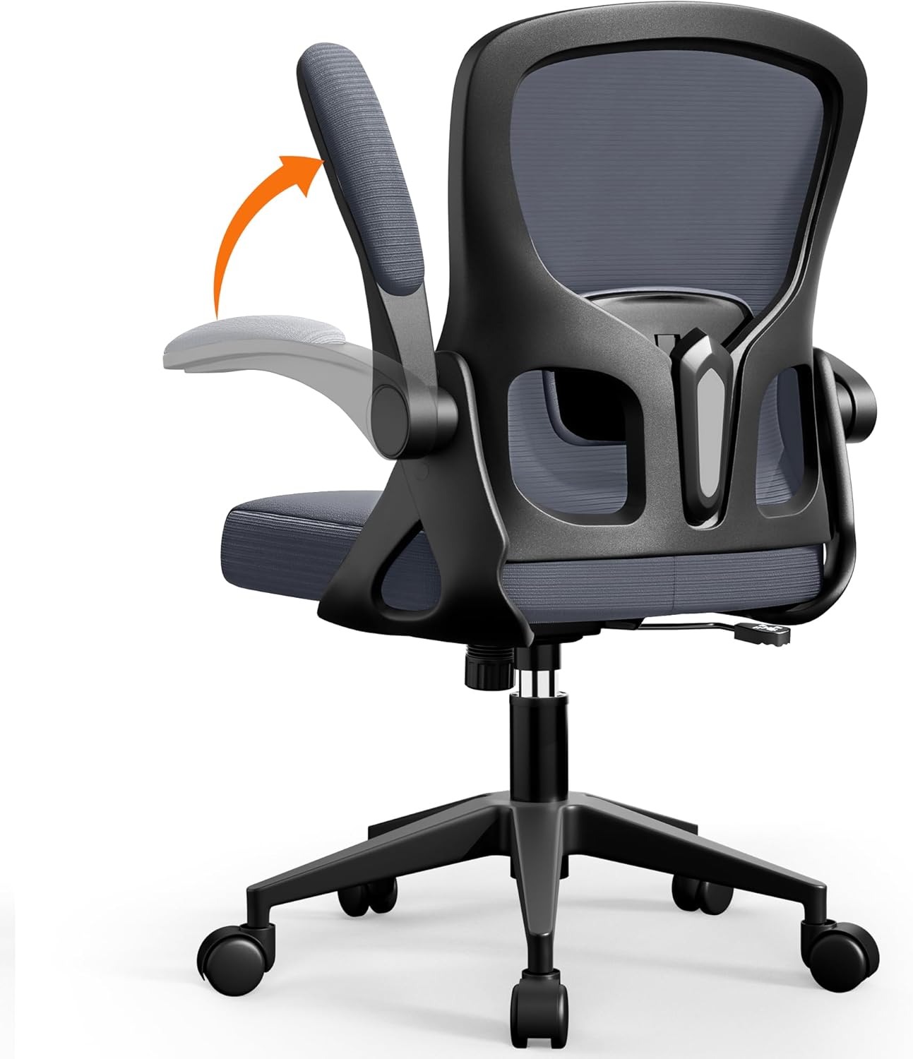 Office Chair Ergonomic Desk Chair, Adjustable Lumbar Support Rolling Swivel Comfy Chair