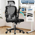 Ergonomic Office Chair, Mesh Desk Chair with Adjustable Headrest & Lumbar Support