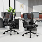 Office Chair Ergonomic Desk Chair, Adjustable Lumbar Support Rolling Swivel Comfy Chair