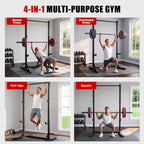 BlackPear Squat Rack, Adjustable Power Rack with Pull Up Bar for a Home Gym